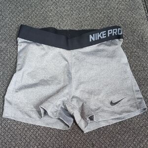 Nike Pro Gray Shorts